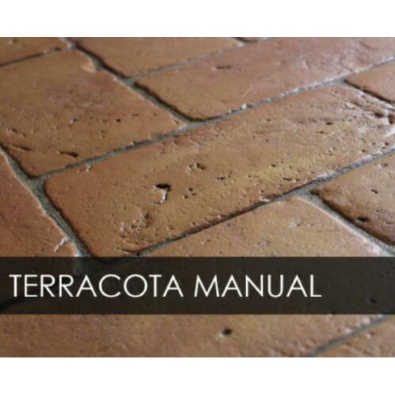 Estrikken teracotta tegels veel keus