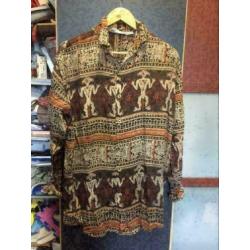 Tribal print blouse, maat; m/l