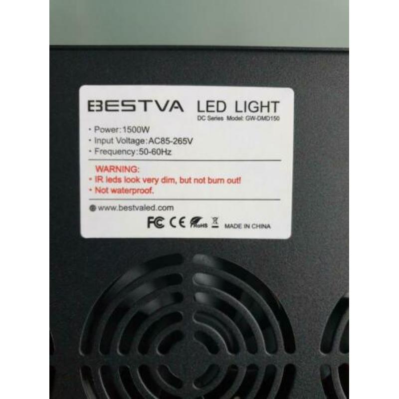 2x Bestva 1500W LED Light nieuwe