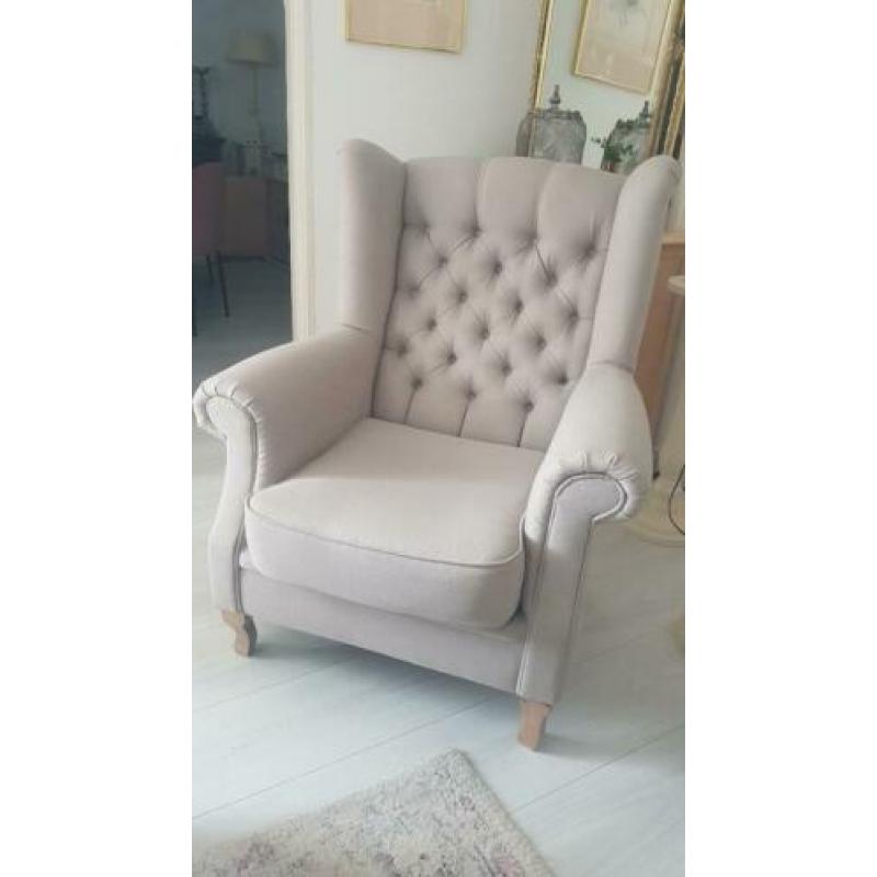 bank 2-zits en fauteuil DIT WEEKEND WEG!