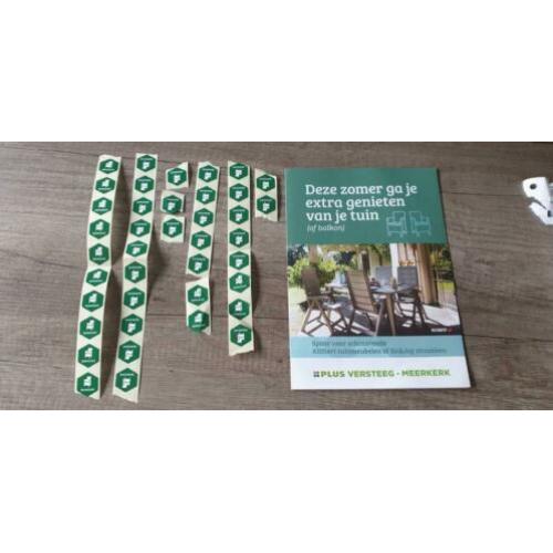 Plus zegels tuinmeubelen Allibert - 40 stuks
