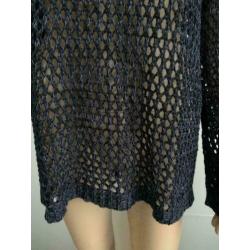 D1114 Miss Etam maat XL=46/48 trui blauw