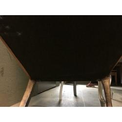 Koningsblauwe fauteuil