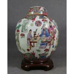 Porselein Famille Verte Gemberpot China