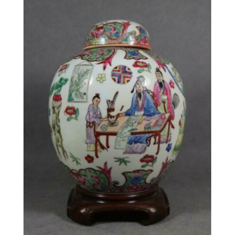 Porselein Famille Verte Gemberpot China