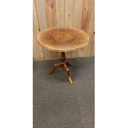 Mooie antieke vintage houten bijzettafel, plantentafel