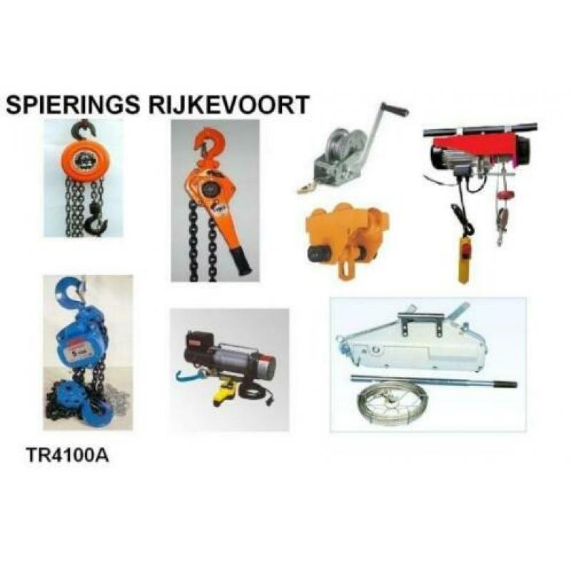 Lier 400 kg / 800 kg 220 V staalkabellier Spierings