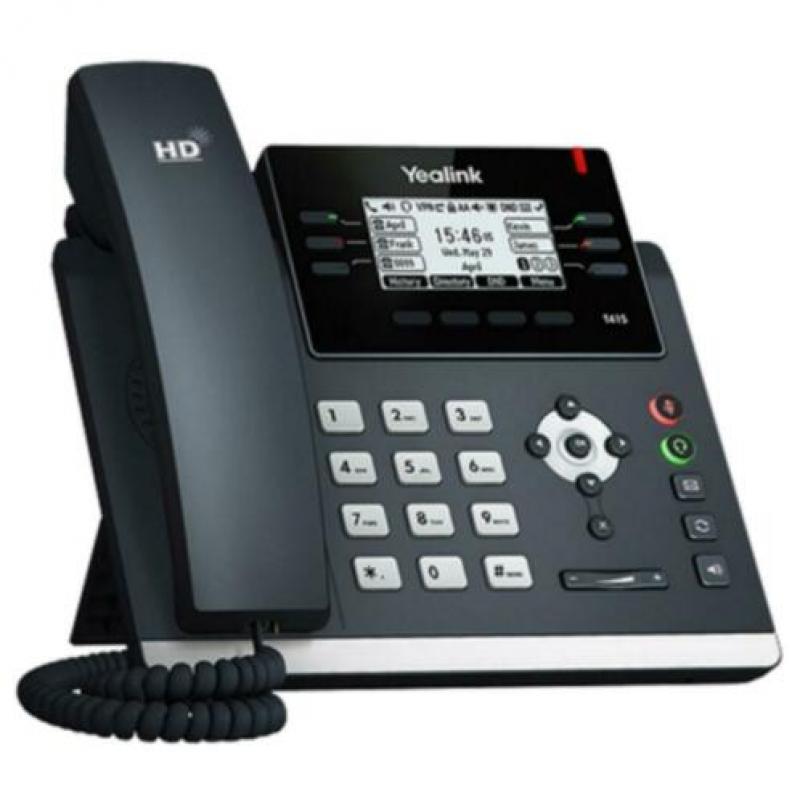 TELEFOON, YEALINK, Ultra-elegant IP Phone SIP-T41-P, VoIP