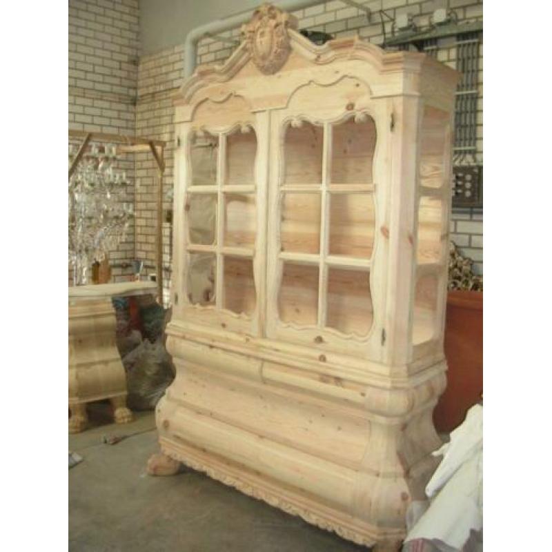 Mooi Frans elegant Vitrine antiek Look