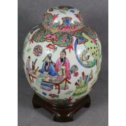 Porselein Famille Verte Gemberpot China