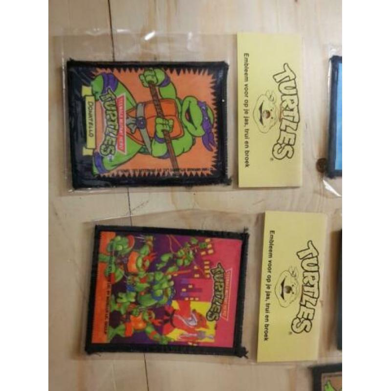 5 oude turtels tmnt strijk plaatjes motu