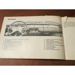 Instructieboek Volkswagen 412 E, VW 412 E Variant 1972