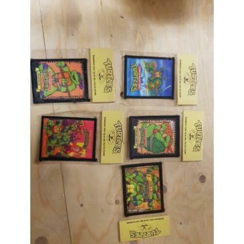 5 oude turtels tmnt strijk plaatjes motu