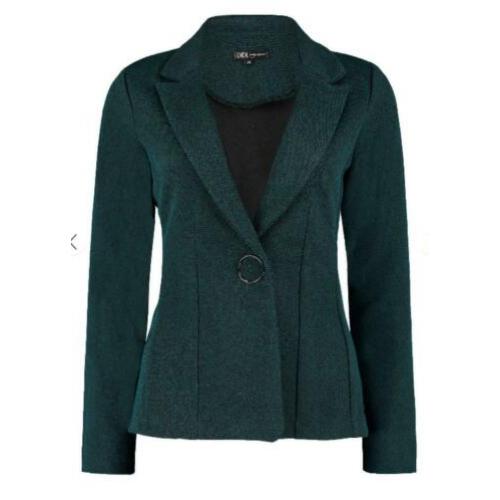 Didi Blazer Jasje Colbert Jacket Donkergroen mt 46 XXXL 3XL