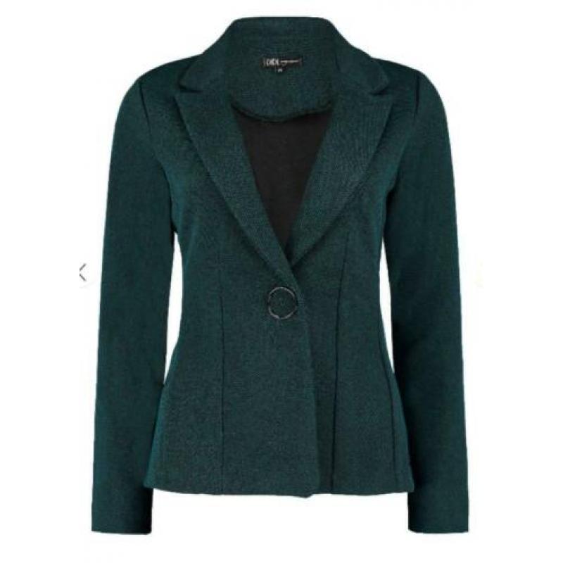 Didi Blazer Jasje Colbert Jacket Donkergroen mt 46 XXXL 3XL