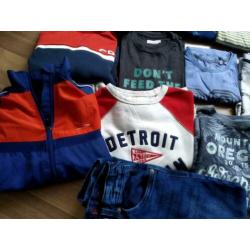 Jongens kleding maat 128 Scotch, petrol