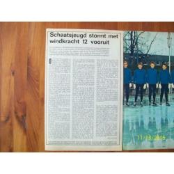 Uitklapposter Kernploeg KNSB 1966 (Schaatsen)