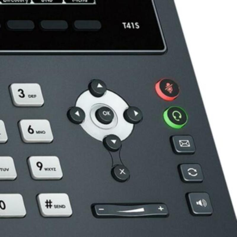 TELEFOON, YEALINK, Ultra-elegant IP Phone SIP-T41-P, VoIP