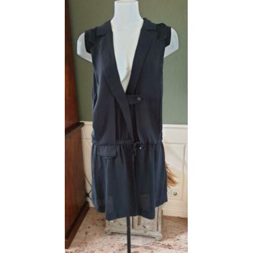 ZGAN zwarte GUSTAV vest jurkje mt S 36, jurk, zwart, vestje