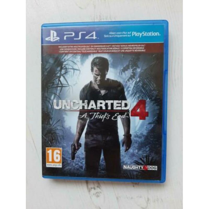 Uncharted 4 a thief's end ps4 game playstation