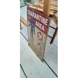 METALEN BLIKKEN BORD wandplaten vintage