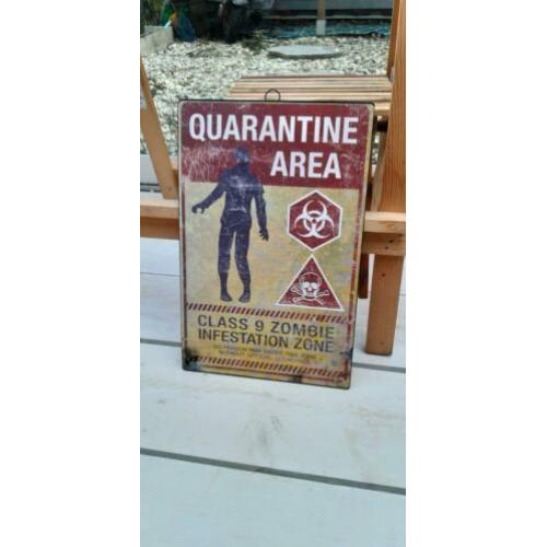 METALEN BLIKKEN BORD wandplaten vintage