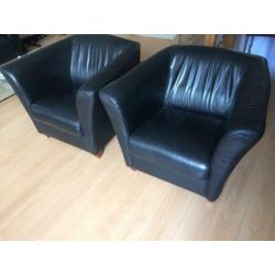 bankstel en 2 fauteuils