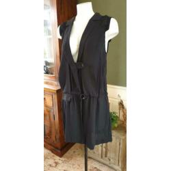 ZGAN zwarte GUSTAV vest jurkje mt S 36, jurk, zwart, vestje