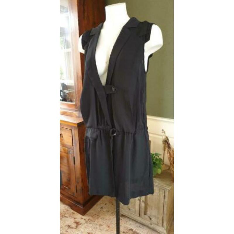 ZGAN zwarte GUSTAV vest jurkje mt S 36, jurk, zwart, vestje