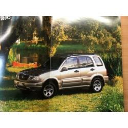 Autofolder/Brochure Suzuki Grand Vitara 3 en 5 deurs 01