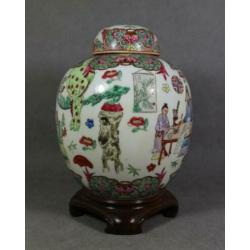 Porselein Famille Verte Gemberpot China