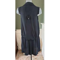 ZGAN zwarte GUSTAV vest jurkje mt S 36, jurk, zwart, vestje