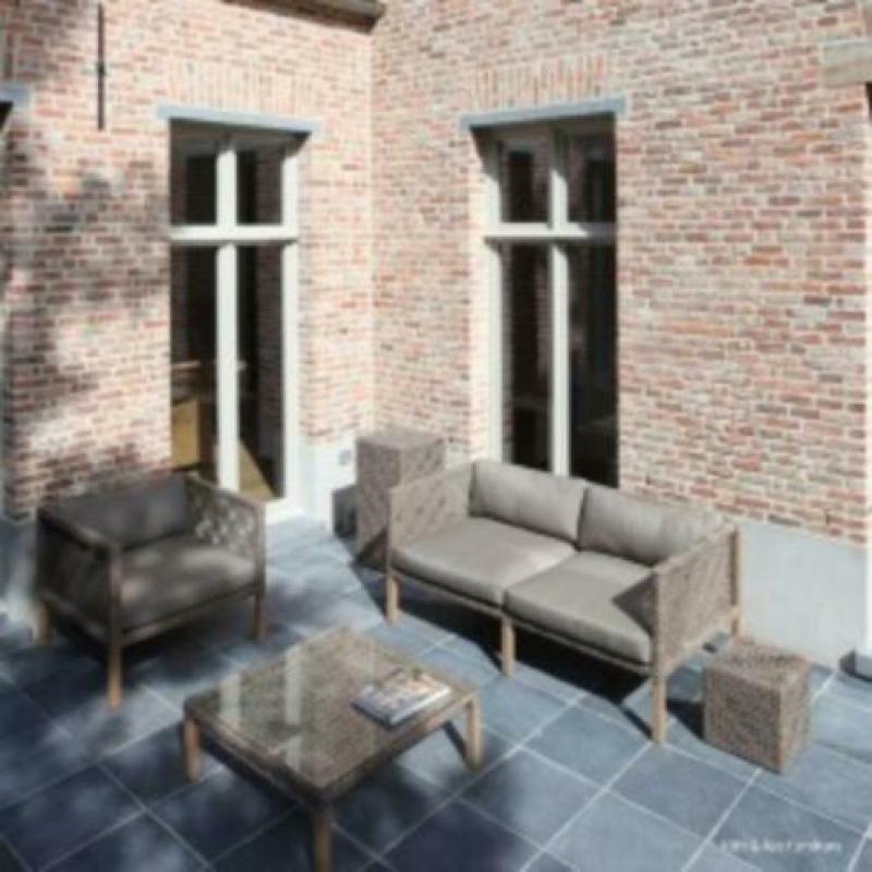 Vietnamees hardsteen Anticato tuintegels 40x40 cm verouderd
