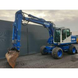 Atlas 1404 mobiele banden kraan wielkraan graafmachine