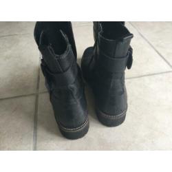 Stoere Ecco leren laarsjes zgan 40