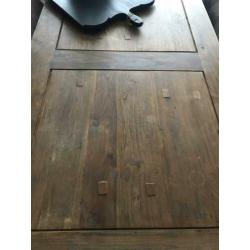 Teakhouten eettafel