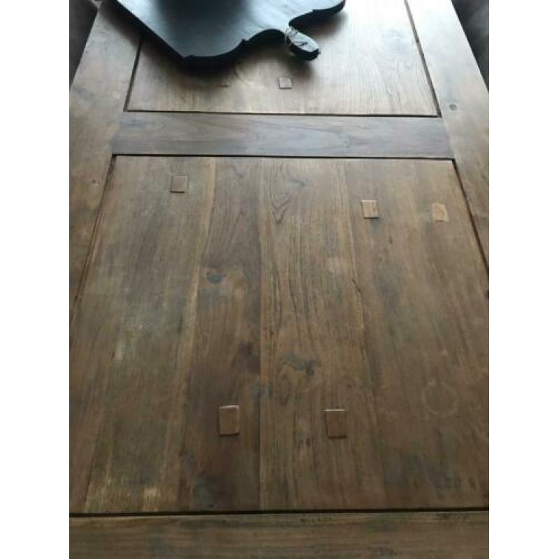 Teakhouten eettafel