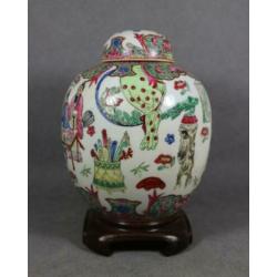 Porselein Famille Verte Gemberpot China