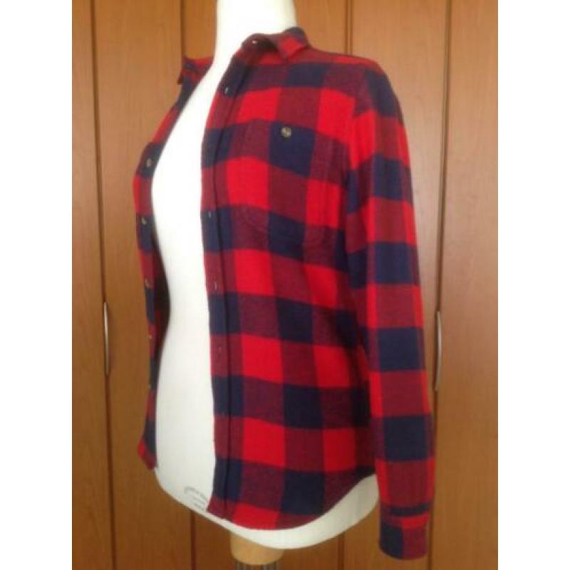 Superleuke rood blouse met lange mouw Cedar Wood State. Maat