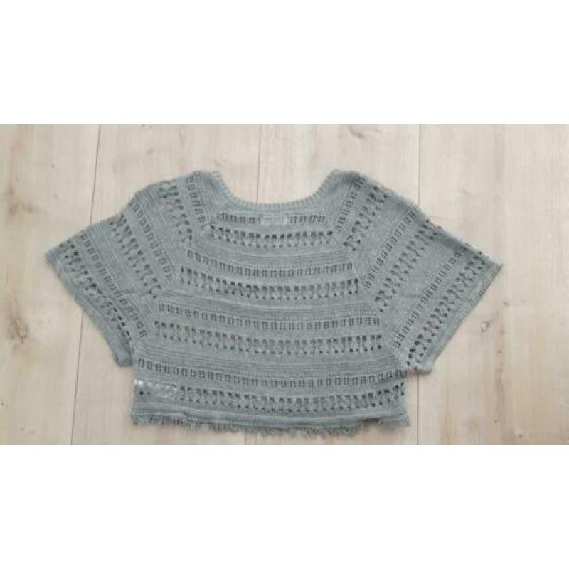 Hollister grijze trui/top S