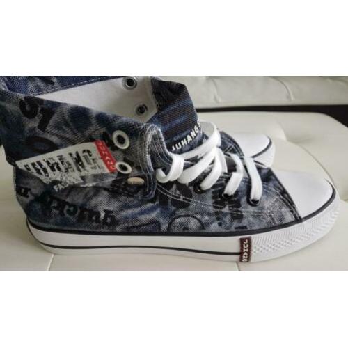 NIEUW! Super Mooie Luxe Jeans Heren Sneakers Maat 42