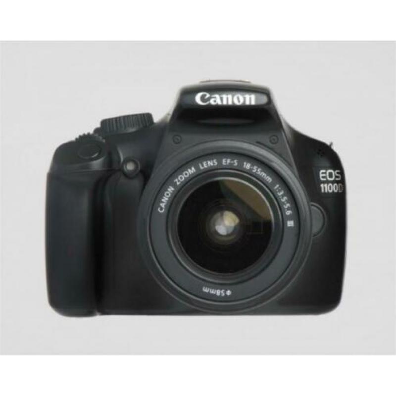 Canon EOS 1100D body zwart 2 extra lenzen + tas