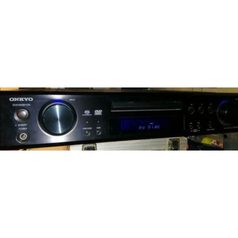 Onkyo DR S501 2.1 incl. speakers, subwoofer en AB