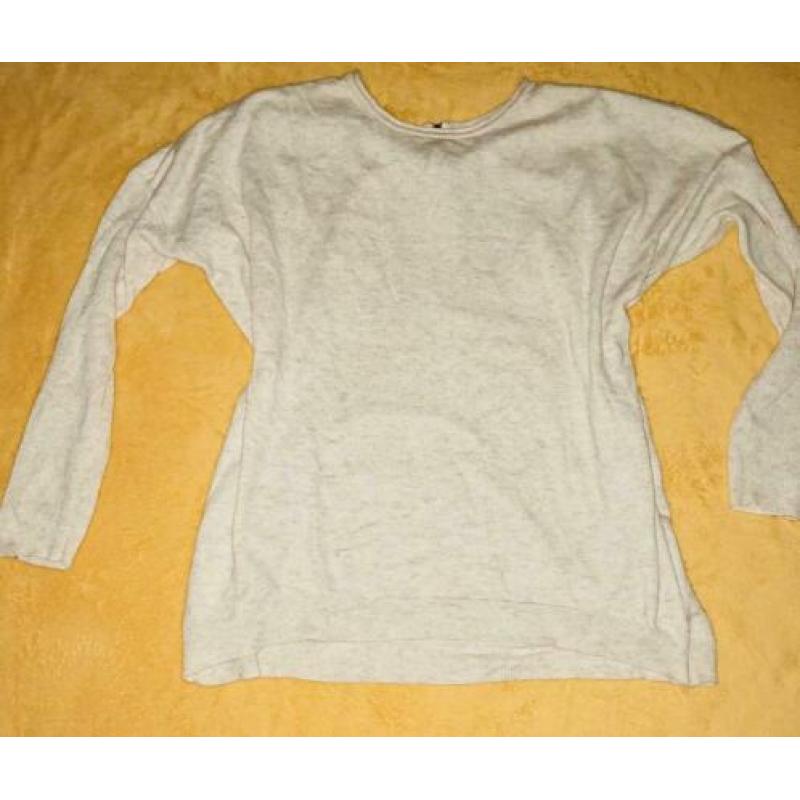 Nieuw. Wit/Crème trui. XL. Zalige trui