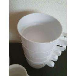 Mepal kunstof servies wit