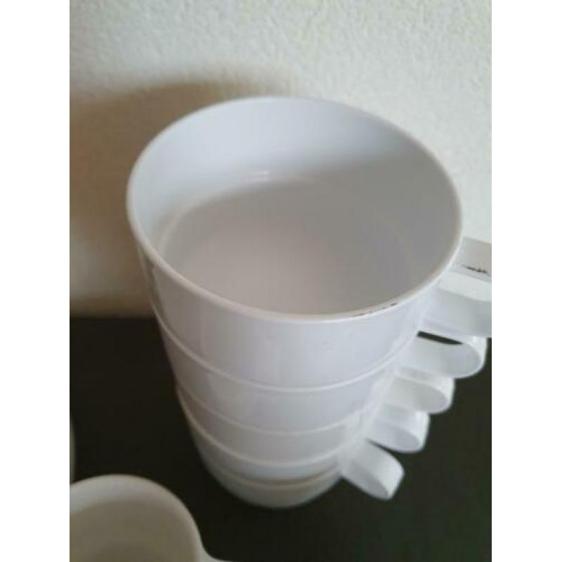Mepal kunstof servies wit