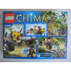 Set lego Chima nr 70002 doos, boekje, ongebruikt stickervel