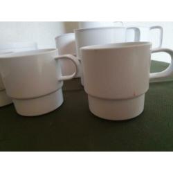 Mepal kunstof servies wit