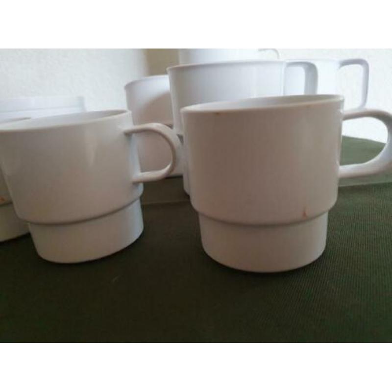 Mepal kunstof servies wit