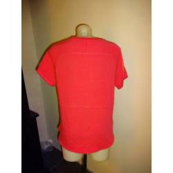 D4A Karen Millen roze top voile deel voorkant studs mouwen42